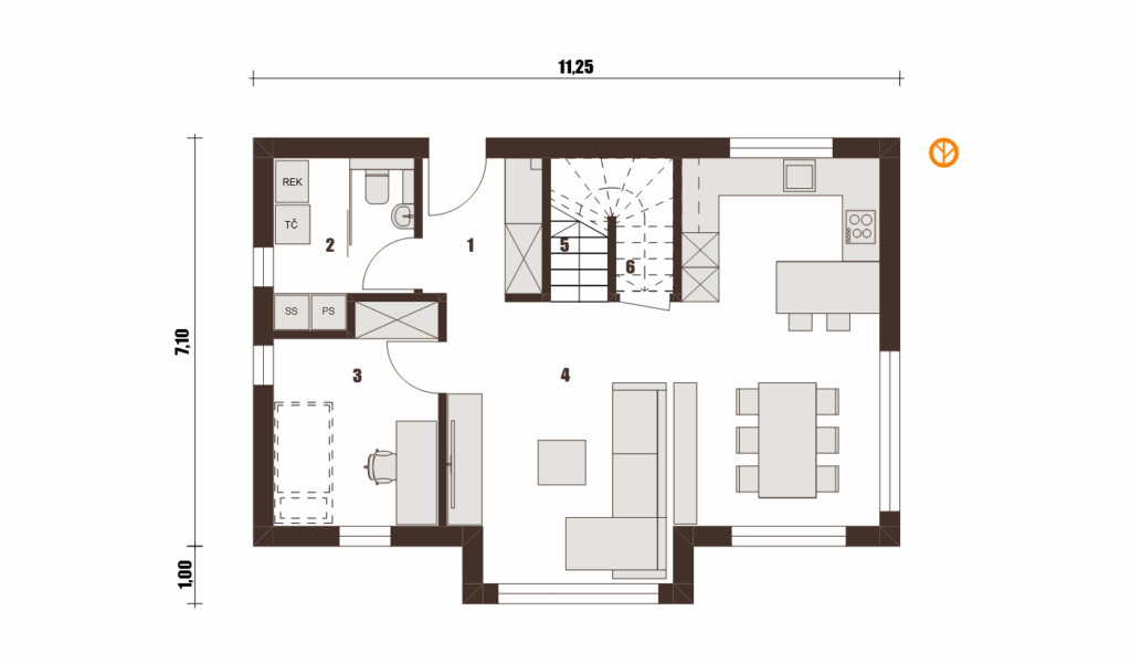 t-134-kubus_tloris-pritlicja